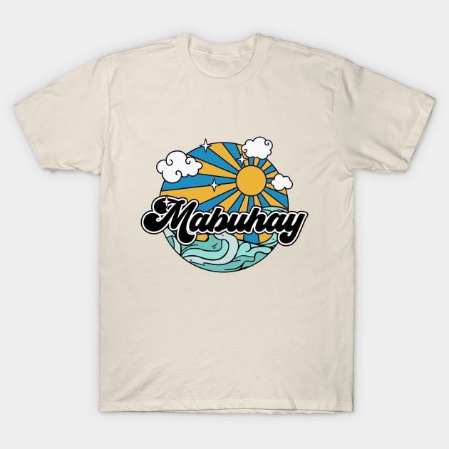 Groovy Beaches Mabuhay T-Shirt by walaodesigns